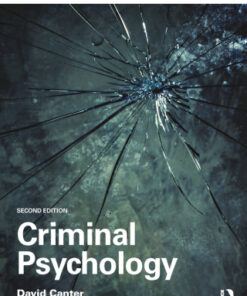 Criminal Psychology 2nd Edition by David Canter - Original PDF