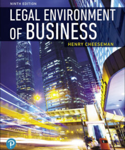 The Legal Environment of Business 9th Edition - Original PDF