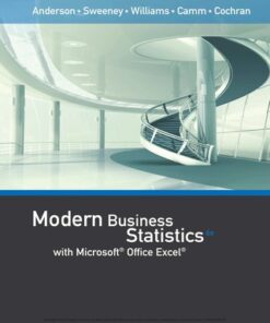 Modern Business Statistics with Microsoft Office Excel (with XLSTAT Education Edition) 6th Edition - Original PDF