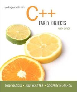 Starting Out with C++: Early Objects 9th edition - Original PDF