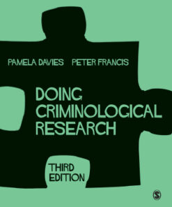 Doing Criminological Research 3rd Edition by Pamela Davies - Original PDF