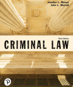 Criminal Law (Justice Series) 3rd Edition - Original PDF