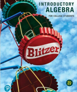 Introductory Algebra for College Students 8th Edition - Original PDF