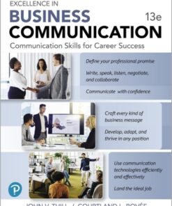 Excellence in Business Communication 13th Edition - Original PDF