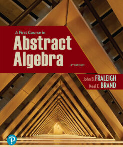 A First Course in Abstract Algebra 8th Edition - Original PDF
