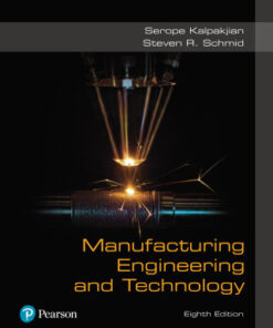 Manufacturing Engineering and Technology 8th Edition - Original PDF