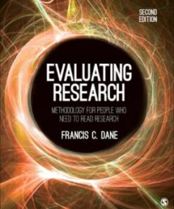 Evaluating Research: Methodology for People Who Need to Read Research 2nd edition - Original PDF