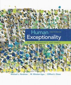 Human Exceptionality: School, Community, and Family 12th Edition - Original PDF