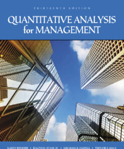 Quantitative Analysis for Management 13th Edition - Original PDF