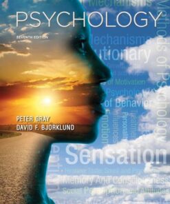 Psychology 7th Edition by Gray, Peter - Original PDF