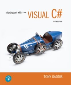 Starting out with Visual C# 6th Edition - Original PDF
