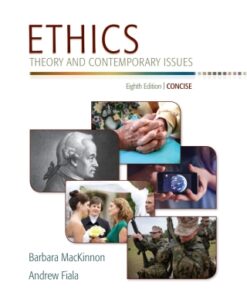 Ethics: Theory and Contemporary Issues, Concise Edition 3rd Edition - Original PDF
