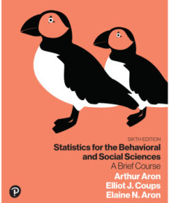 Statistics for the Behavioral and Social Sciences: A Brief Course 6th Edition - Original PDF