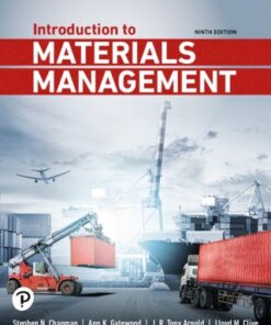 Introduction to Materials Management 9th Edition - Original PDF