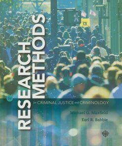 Research Methods for Criminal Justice and Criminology 8th Edition - Original PDF