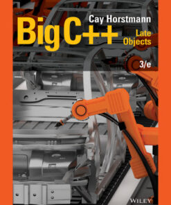 Big C++: Late Objects 3rd Edition - Original PDF