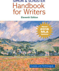 Simon & Schuster Handbook for Writers 11e 11th Edition - Original PDF