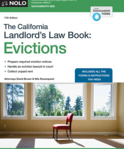 California Landlord's Law Book, The 17th Edition Evictions - Original PDF