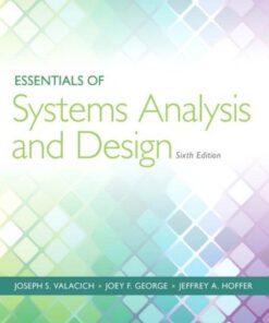 Essentials of Systems Analysis and Design 6th Edition - Original PDF