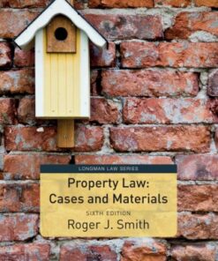 Property Law Cases and Materials eBook 6th Edition - Original PDF