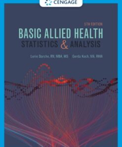 Basic Allied Health Statistics and Analysis 5th Edition - Original PDF