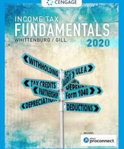 Income Tax Fundamentals 2020 38th Edition - Original PDF