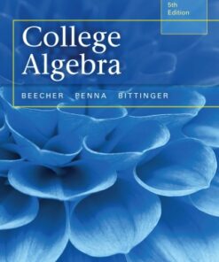 College Algebra 5th Edition - Original PDF
