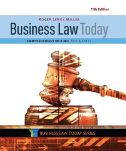 Business Law Today, Comprehensive 11th Edition - Original PDF