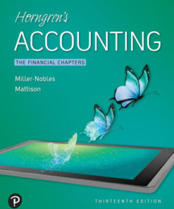 Horngren's Accounting, The Financial Chapters 13th Edition - Original PDF