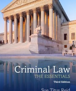 Criminal Law: The Essentials 3rd Edition - Original PDF