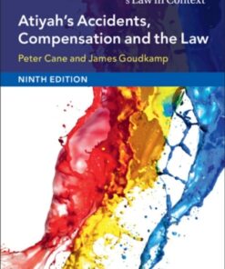 Atiyah's Accidents, Compensation and the Law 9th Edition - Original PDF