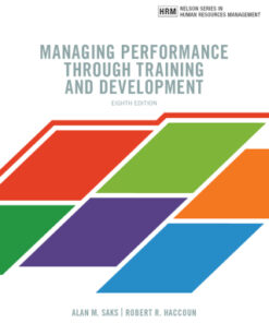 Managing Performance through Training and Development 8th Edition - Original PDF