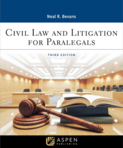 Civil Law and Litigation for Paralegals 3rd Edition - Original PDF