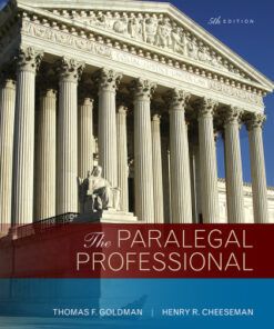 The Paralegal Professional 5th Edition - Original PDF