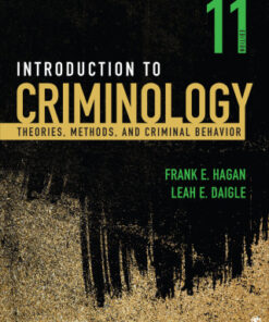 Introduction to Criminology: Theories, Methods, and Criminal Behavior 11th Edition - Original PDF