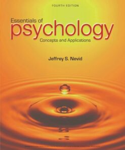 Essentials of Psychology: Concepts and Applications 4th Edition - Original PDF
