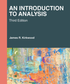 An Introduction to Analysis 3rd Edition - Original PDF