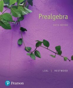Prealgebra 6th Edition - Original PDF