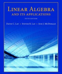 Linear Algebra and Its Applications 5th Edition - Original PDF