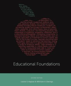 Educational Foundations 2nd Edition - Original PDF
