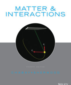 Matter and Interactions 4th Edition - Original PDF