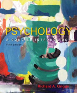 Psychology: A Concise Introduction 5th edition - Original PDF