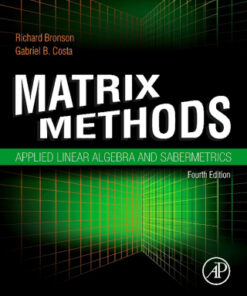 Matrix Methods,Applied Linear Algebra and Sabermetrics 4th Edition  - Original PDF