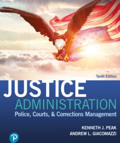 Justice Administration Police, Courts and Corrections Management 10th Edition - Original PDF