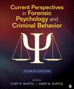 Current Perspectives in Forensic Psychology and Criminal Behavior 4th Edition - Original PDF
