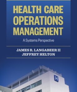 Health Care Operations Management 2nd Edition - Original PDF