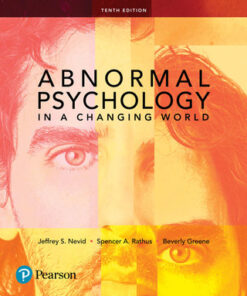 Abnormal Psychology in a Changing World 10th Edition - Original PDF