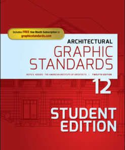 Architectural Graphic Standards, Student Edition 12th Edition - Original PDF