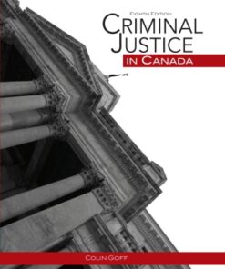 Criminal Justice In Canada 8e 8th Edition - Original PDF