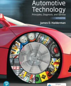 Automotive Technology: Principles, Diagnosis, and Service 6th Edition - Original PDF